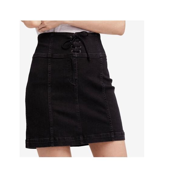 Free People Modern Femme Corset Skirt Sz 0 - Picture 11 of 13